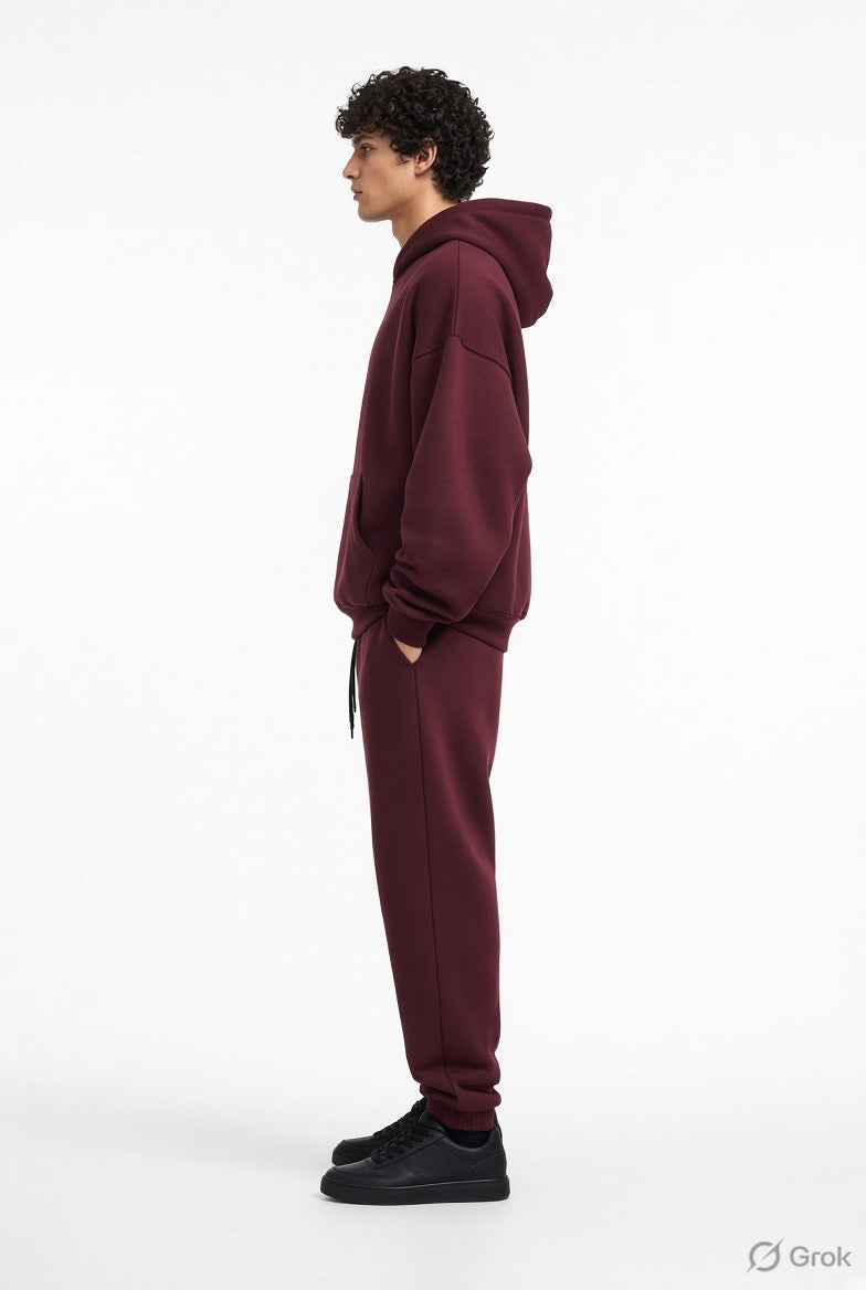 Unisex Co-ord Sets | Maroon |