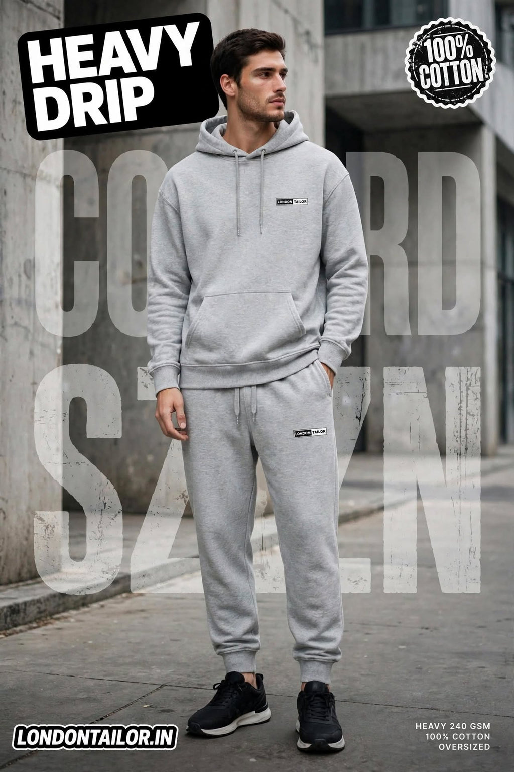 Unisex Co-ord Sets | Grey|