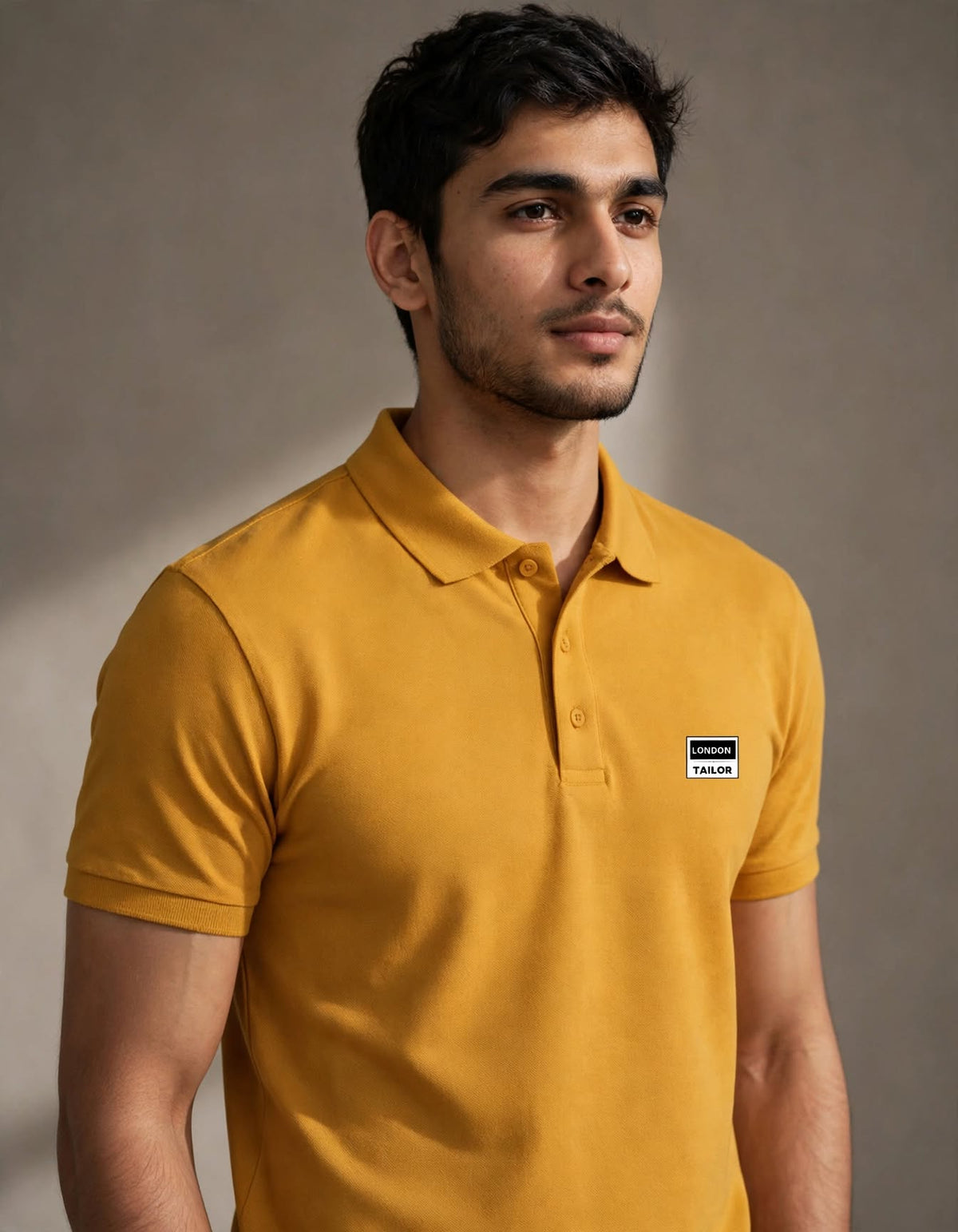 Men's Polo T-shirt | Mustard Yellow |