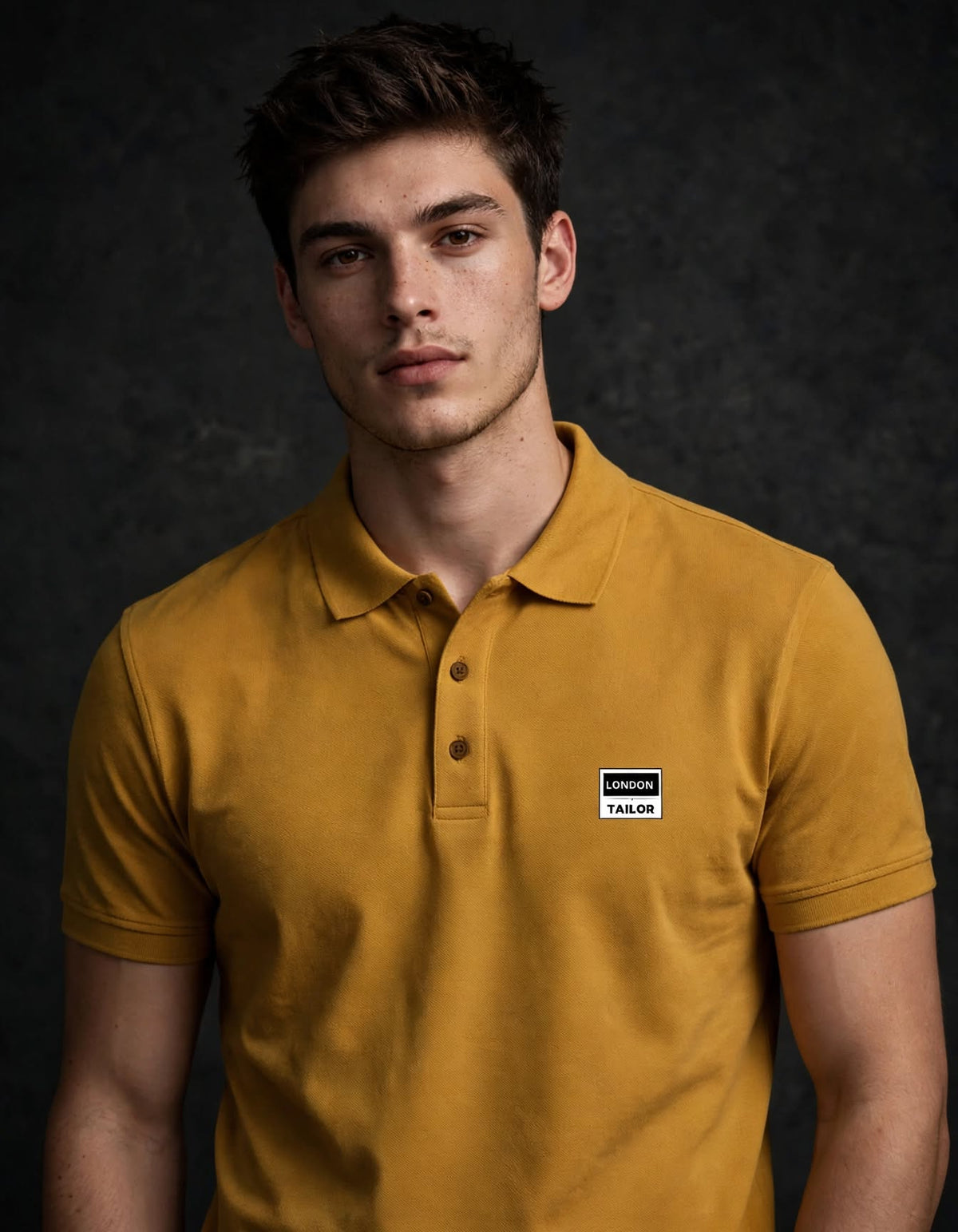 Men's Polo T-shirt | Mustard Yellow |