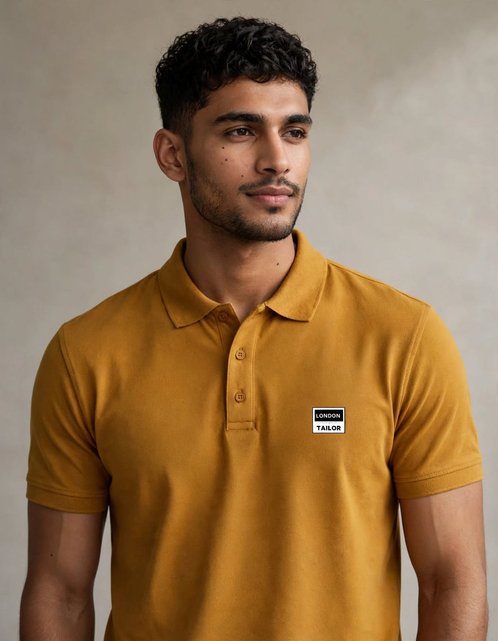Men's Polo T-shirt | Mustard Yellow |