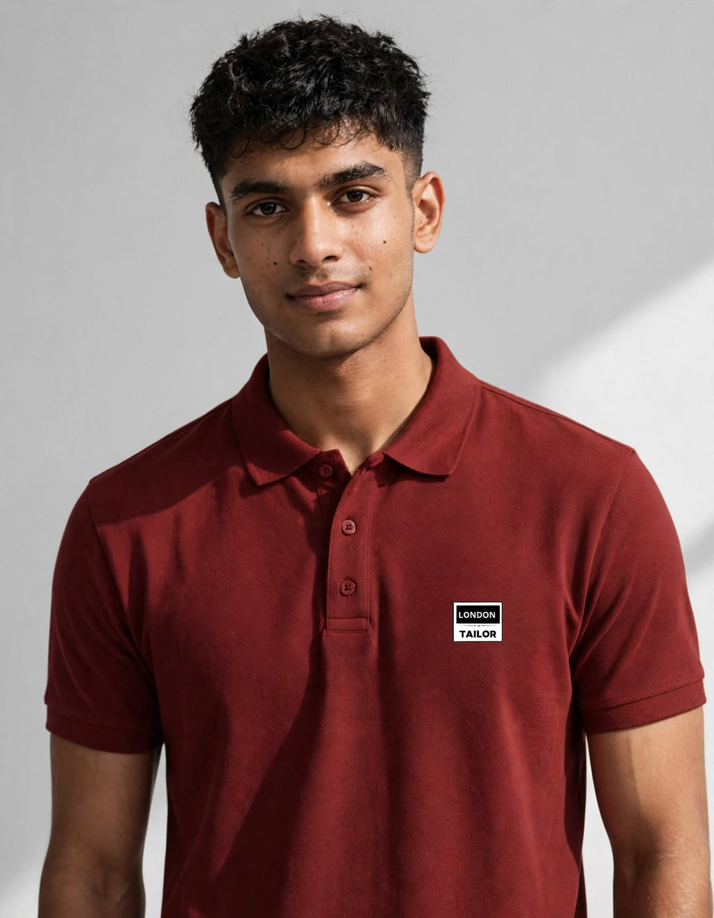 Men's Polo T-shirt | Brick Red |