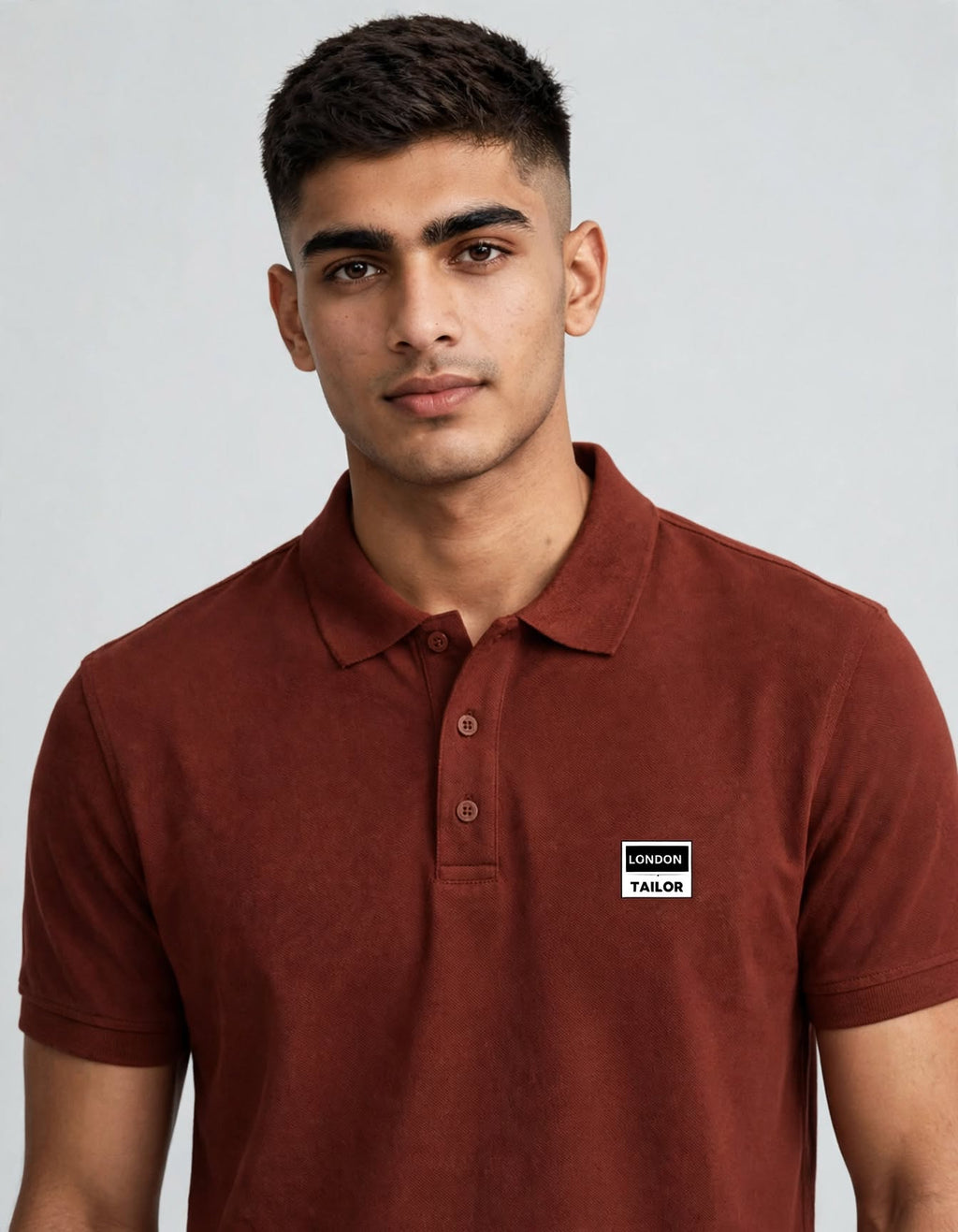 Men's Polo T-shirt | Brick Red |