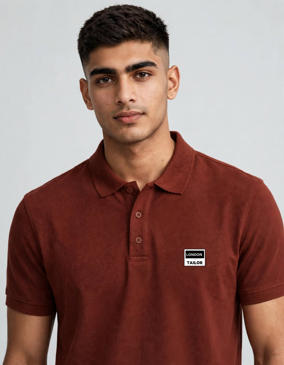 Men's Polo T-shirt | Brick Red |