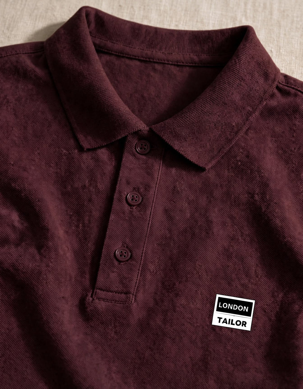 Men's Polo T-Shirt | Maroon |