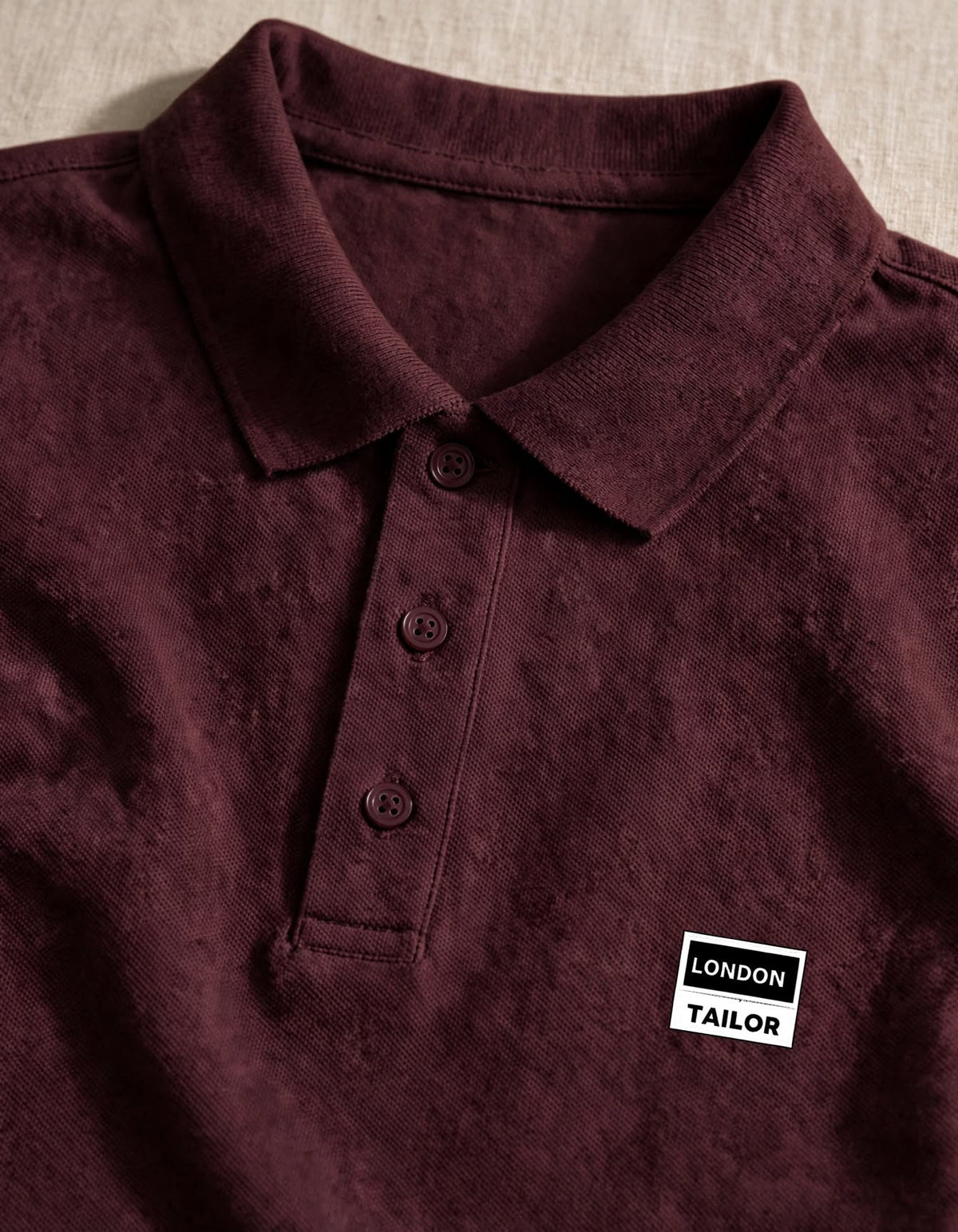 Men's Polo T-Shirt | Maroon |