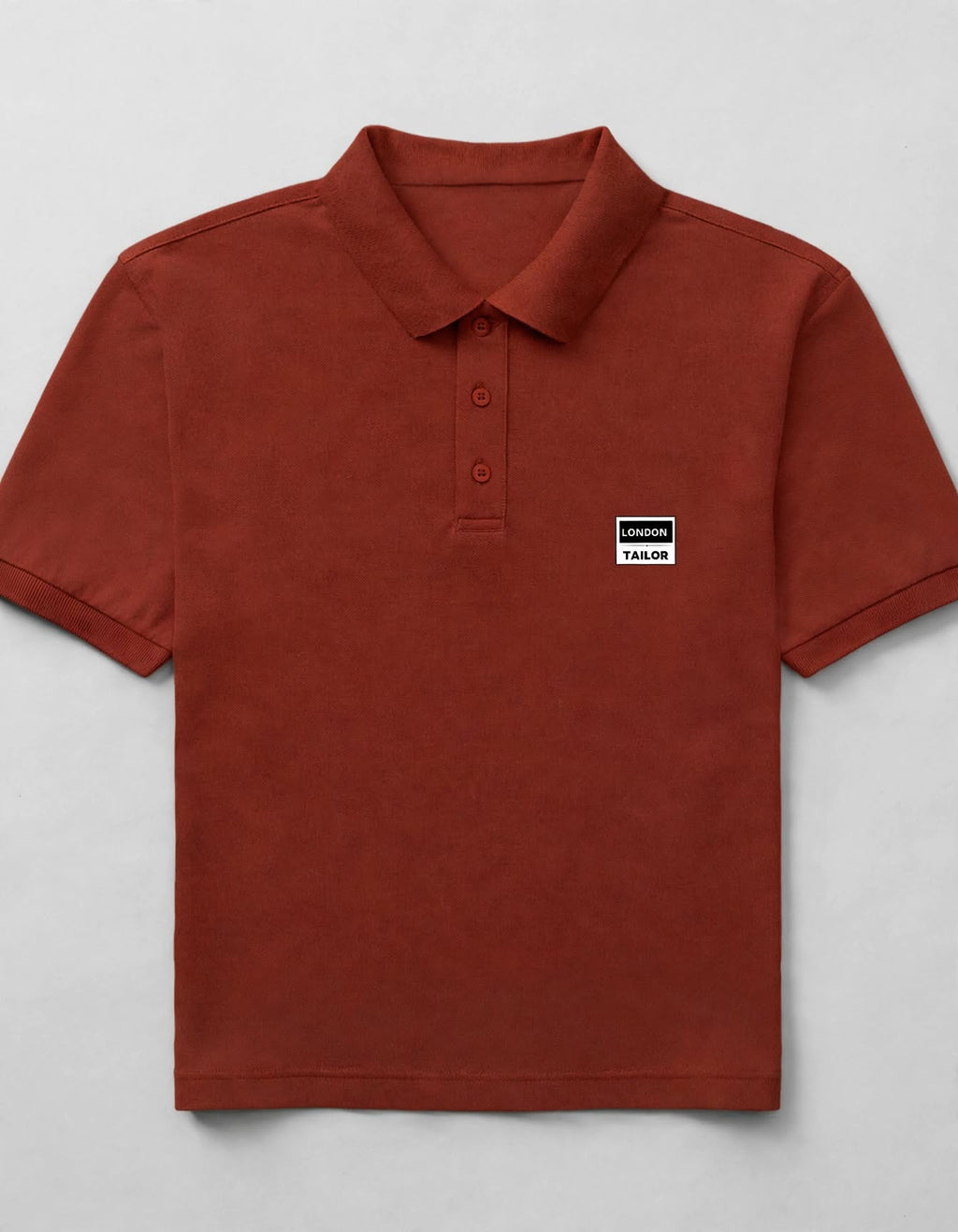 Men's Polo T-shirt | Brick Red |