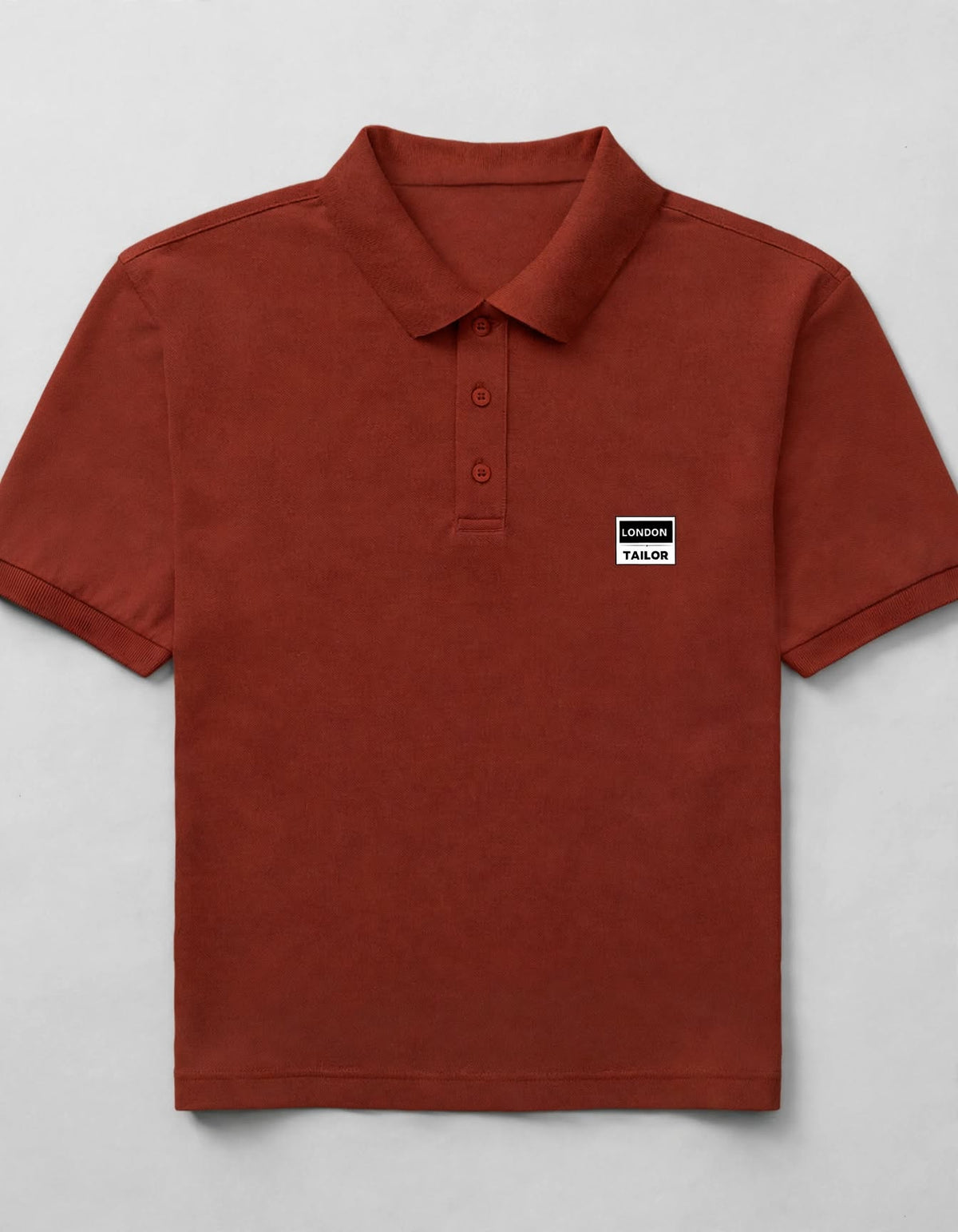 Men's Polo T-shirt | Brick Red |