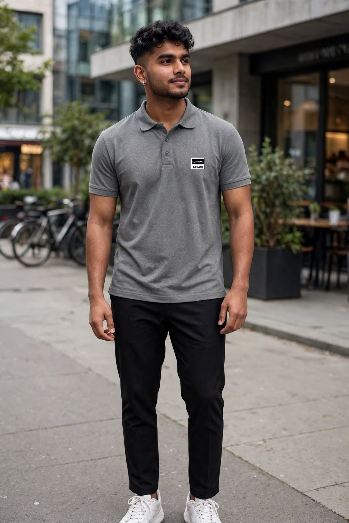 Men's Polo T-Shirt | Grey |