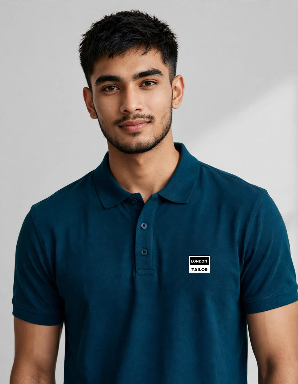Men's Polo T-Shirt |  Petrol Blue |